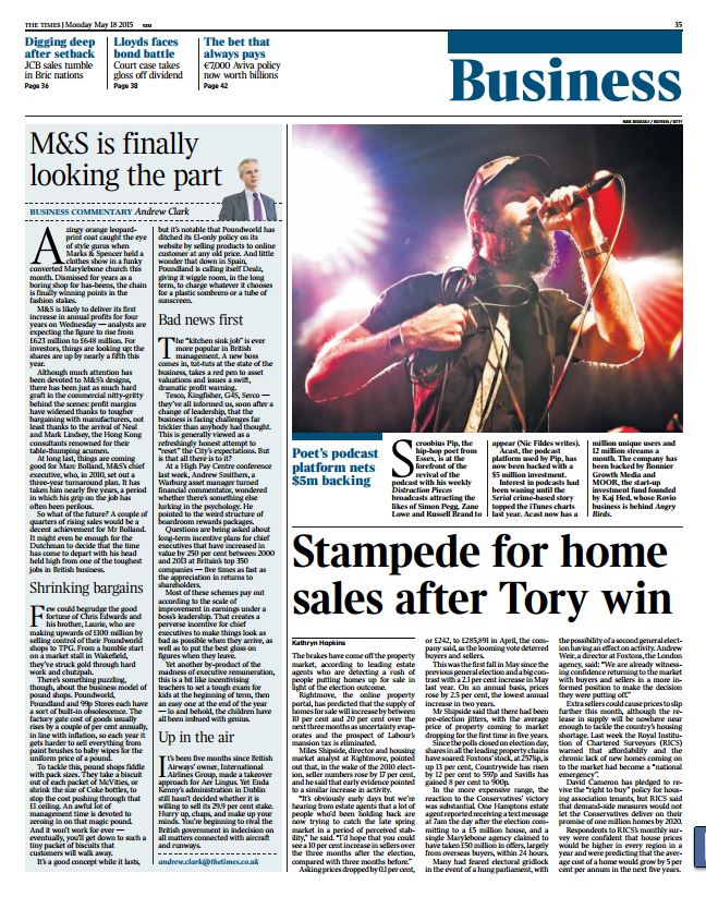 The Times Business - Need to Know AM